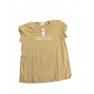 NWT New Anthropologie t.la Yellow Happiness T-Shirt XL